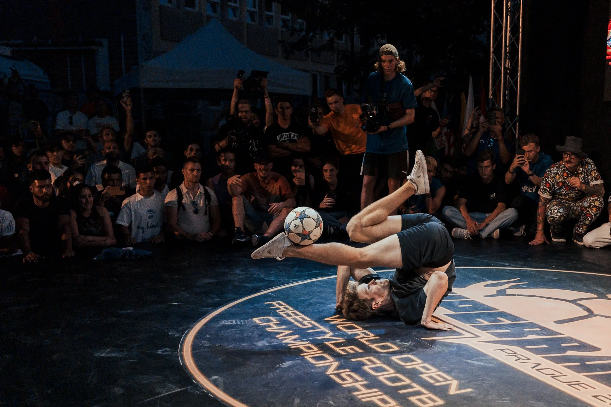 Jesse Marlet, Superball World Open Championship Final 2023 (credit - Flair20tv)
