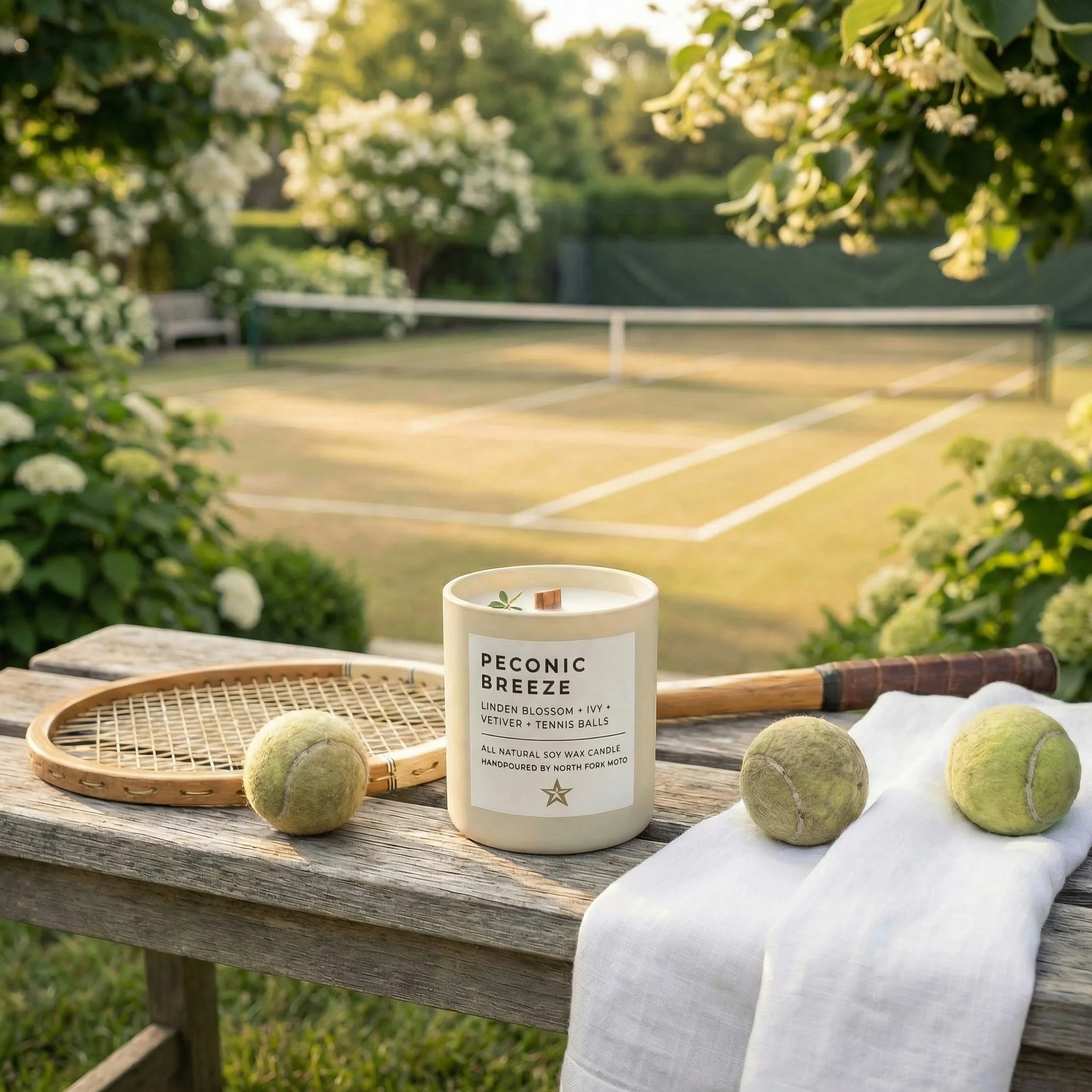 PECONIC BREEZE | Linden Blossom • Ivy • Vetiver • Tennis Balls
