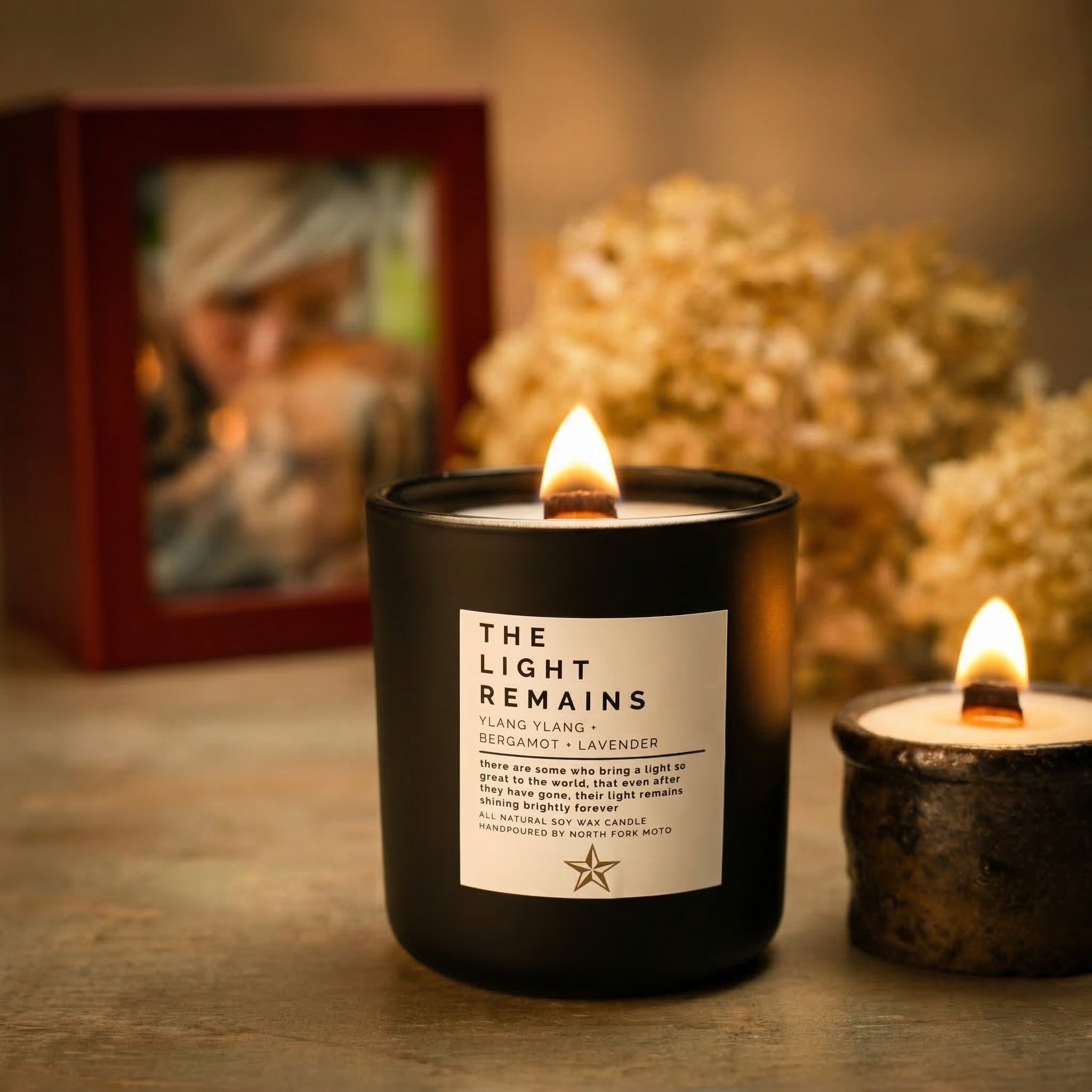 THE LIGHT REMAINS | Memorial Candle