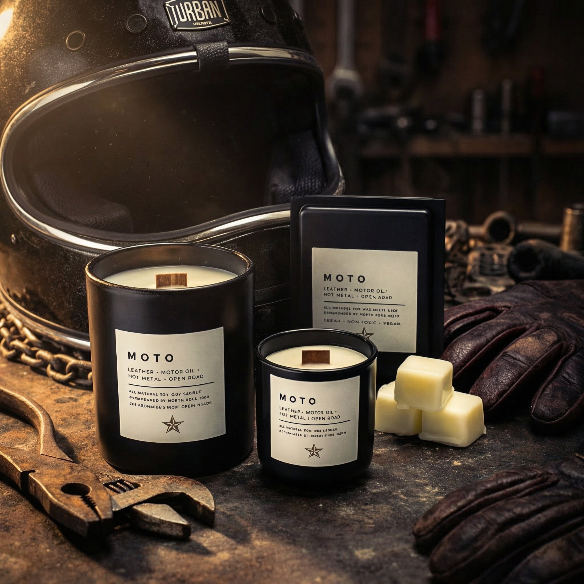 MOTO | Leather • Motor Oil • Hot Metal • Open Road
