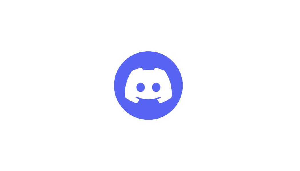 A black background with the white and purple Discord logo in the center.