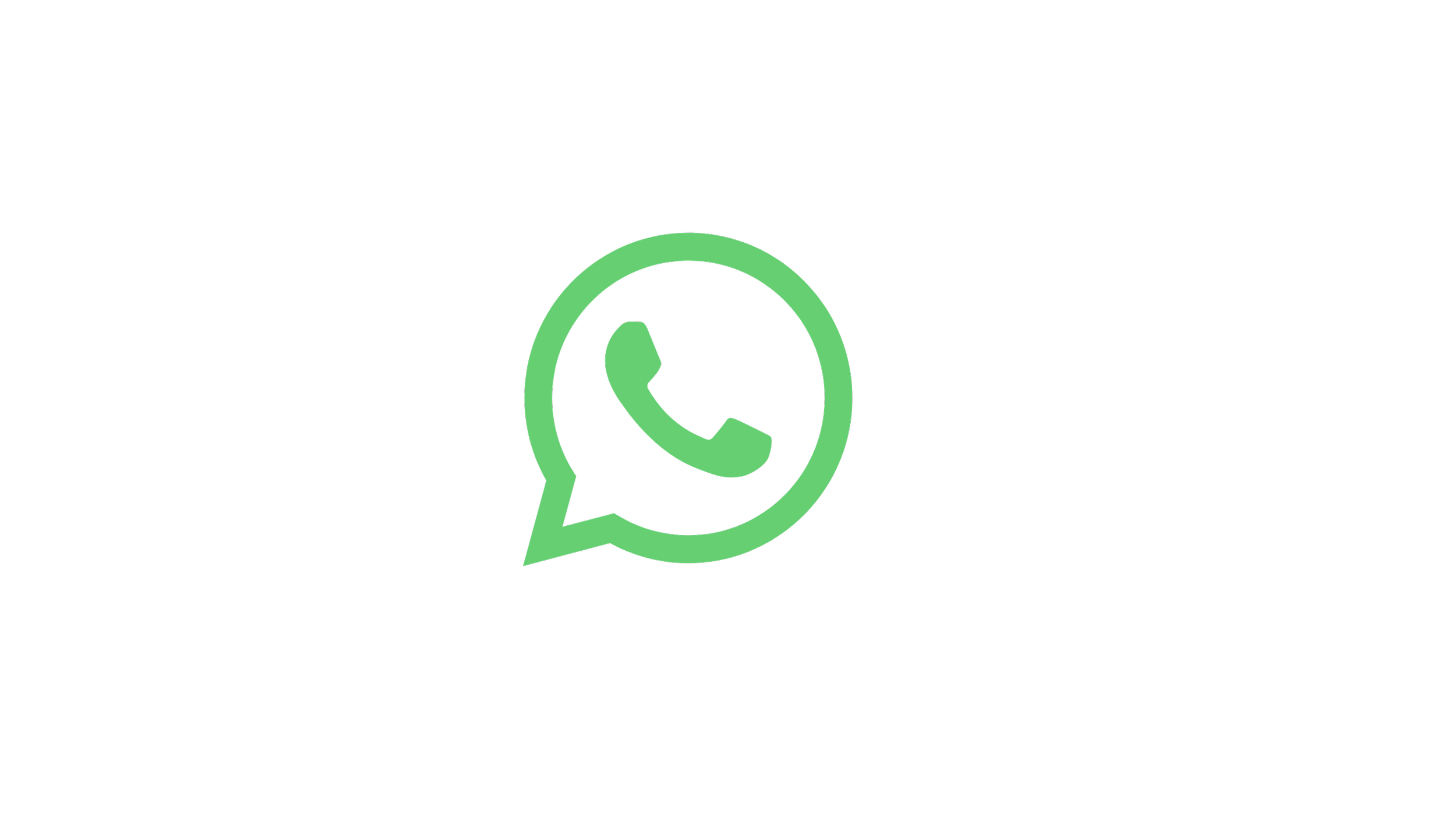 Illustration of the WhatsApp logo, featuring a green speech bubble with a white telephone inside.