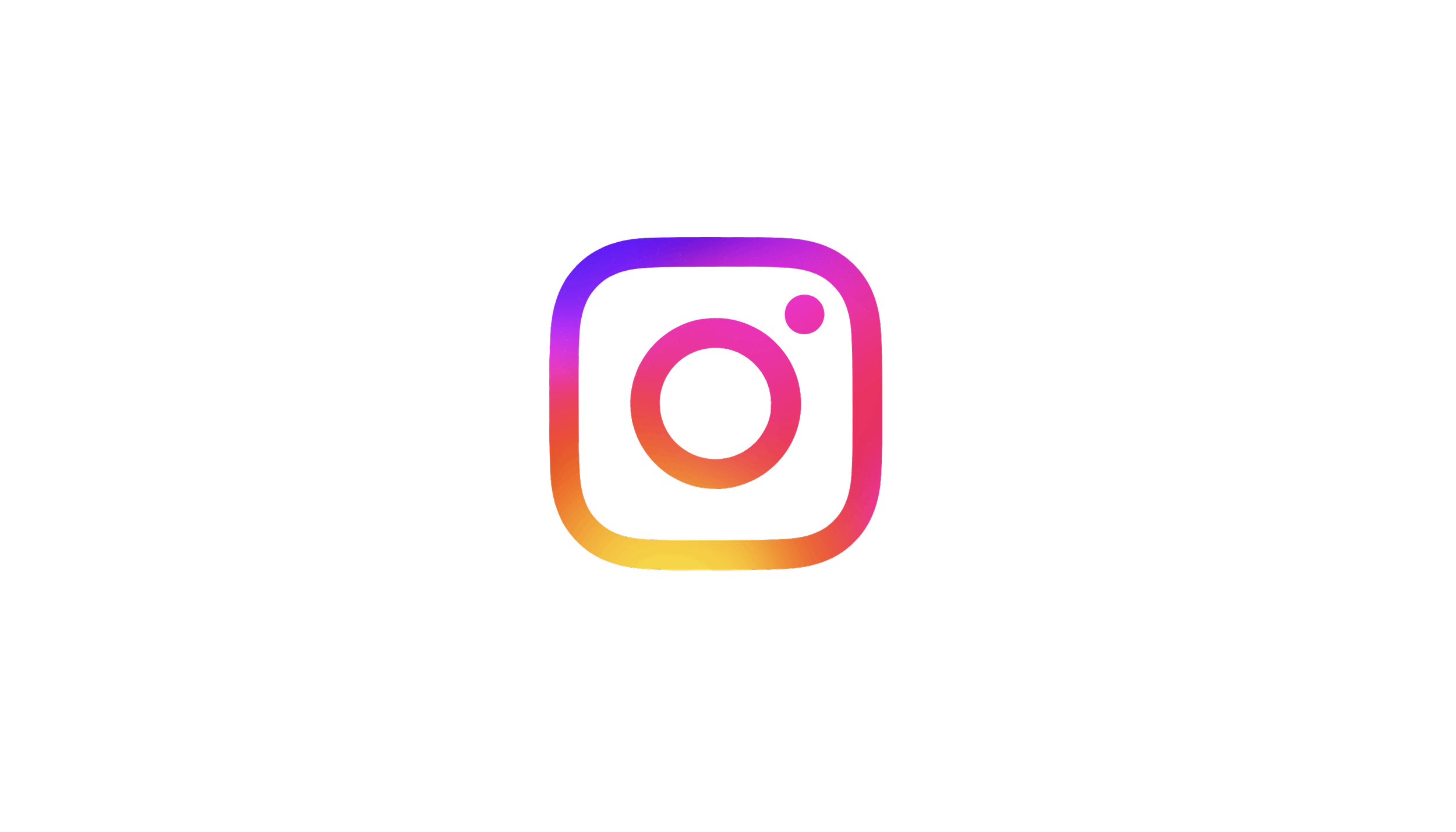 Instagram logo with a black background