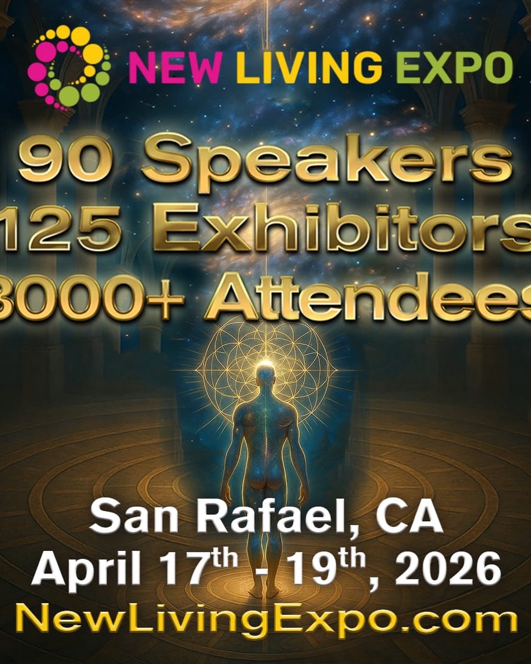 Join me on April 19th @ 11a at the New Living Expo for my talk &ldquo;Only the Truth Can Heal&rdquo; - I will be reading from my new book Awakening in an Age of Metals for the first time in public, and will be joined by hundred of healers, thought le