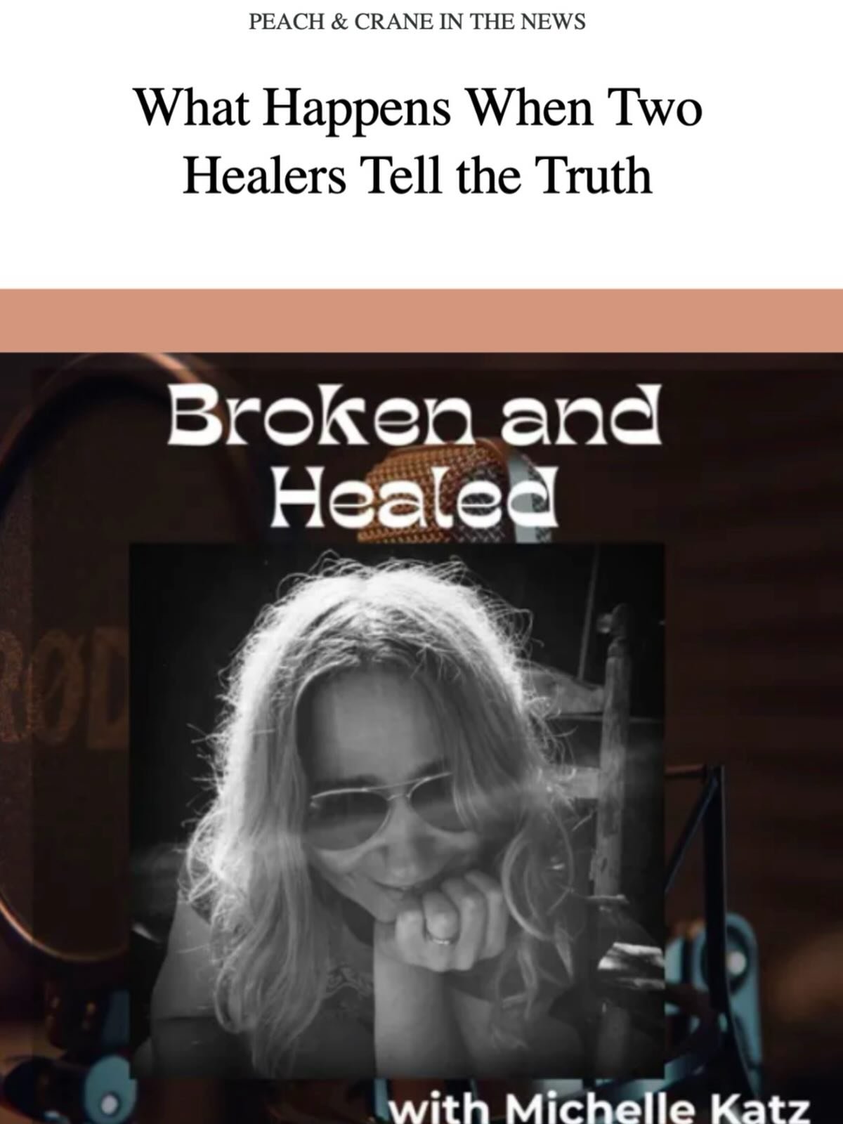 This week&rsquo;s episode of Broken and Healed - I sit down with third generational healer Kirem Marnett. We didn&rsquo;t hold back while exploring her soul collapse during COVID and what she birthed into the world as a result. She takes us through h