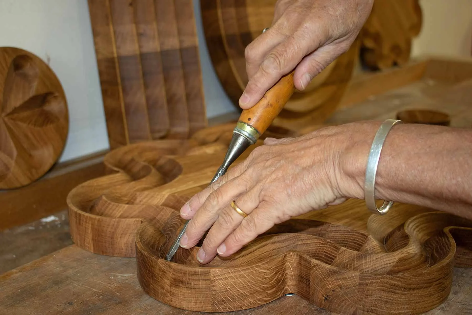 Hand finishing process