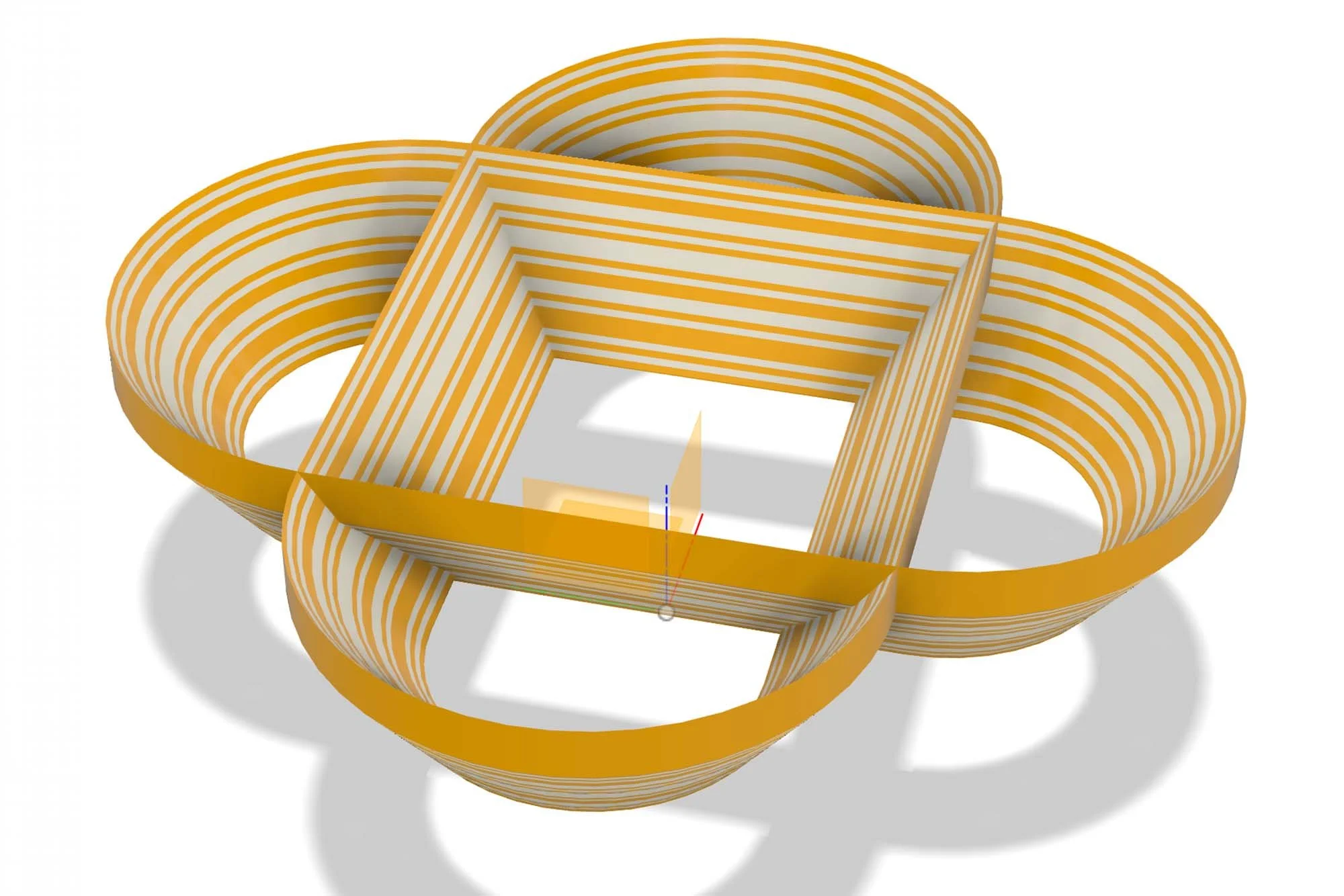 Digital model used to refine structural geometry, 2026