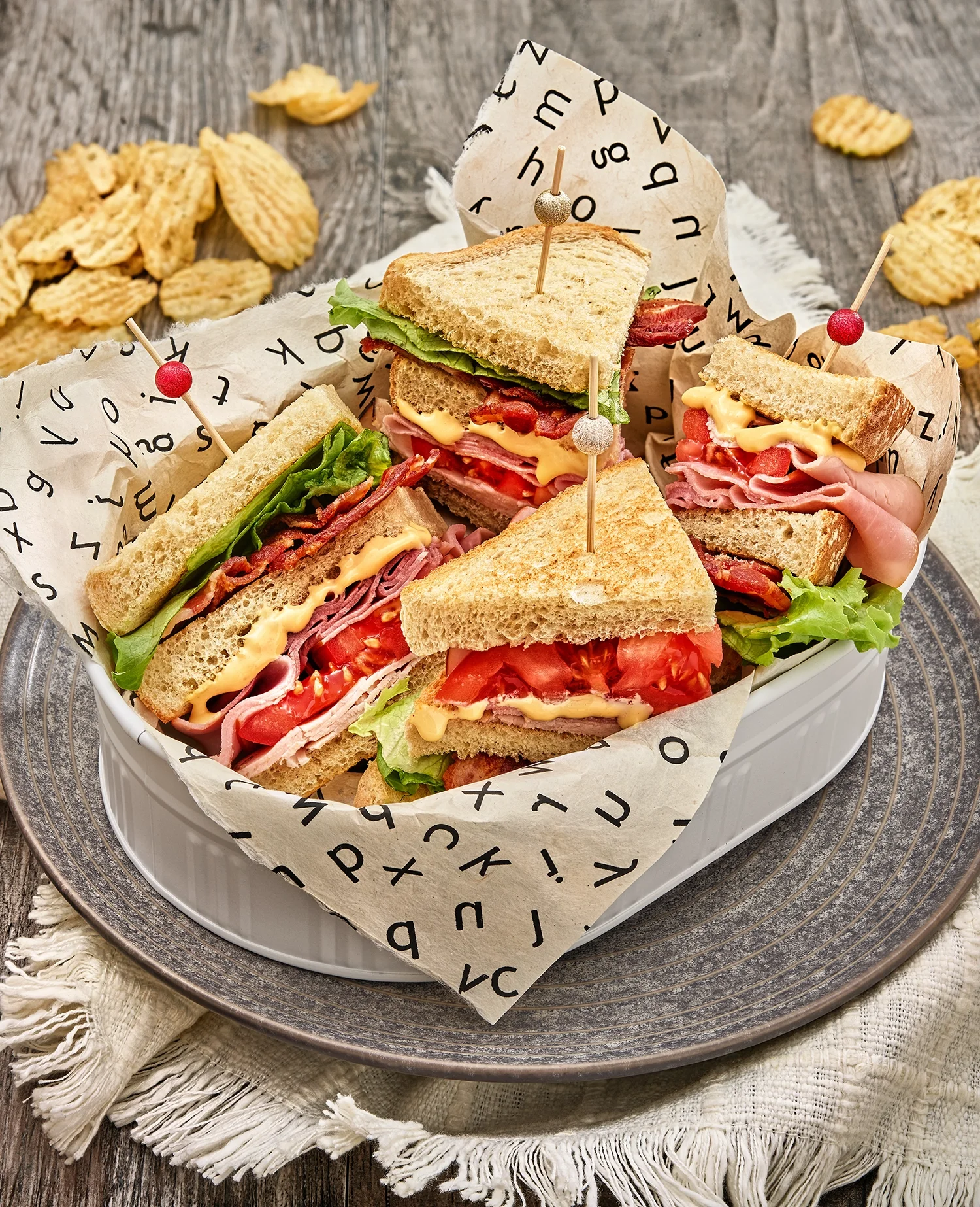 Classic Club with Honey Mustard