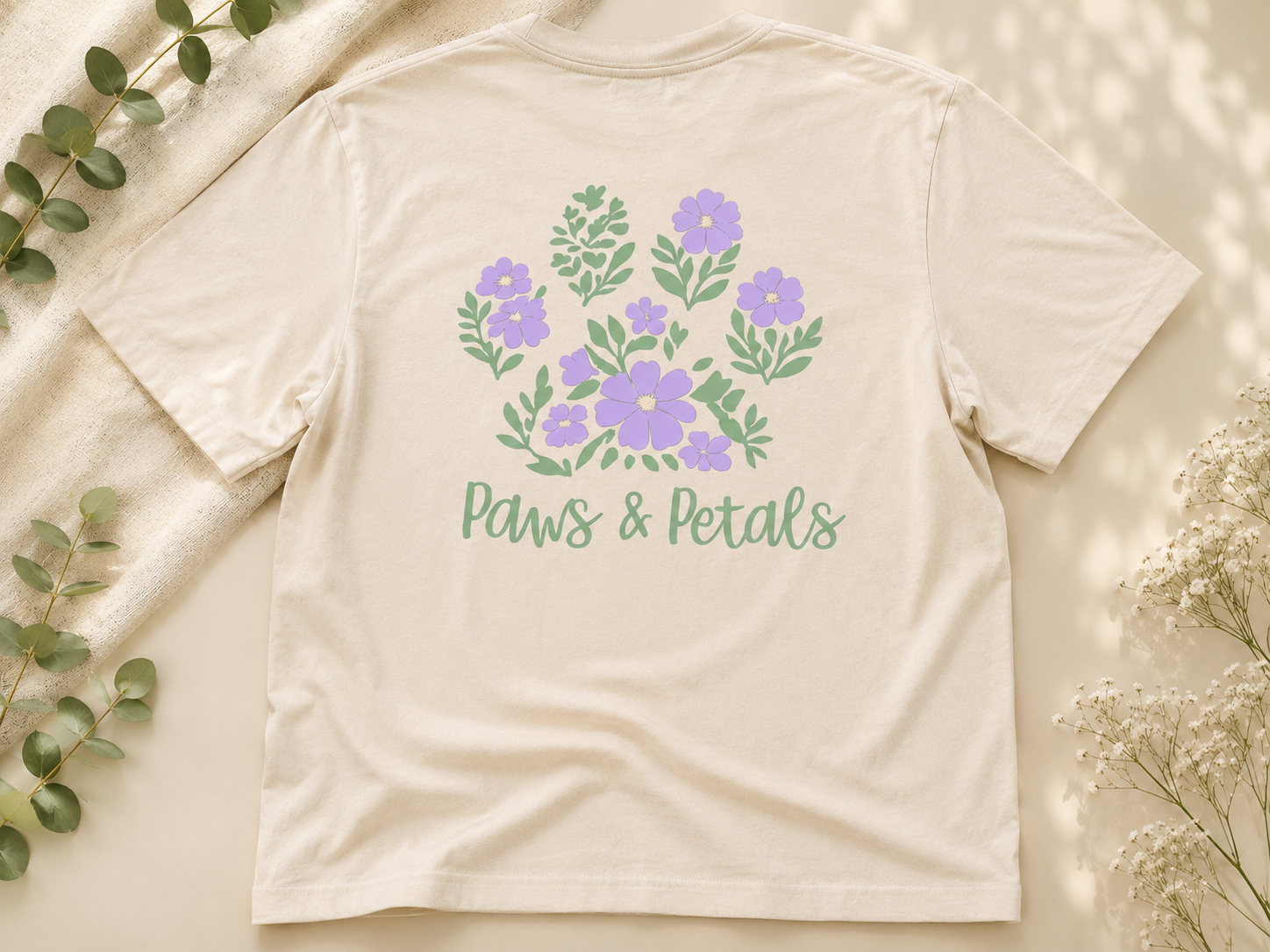 Paws & Petals Spring Tee 🌸