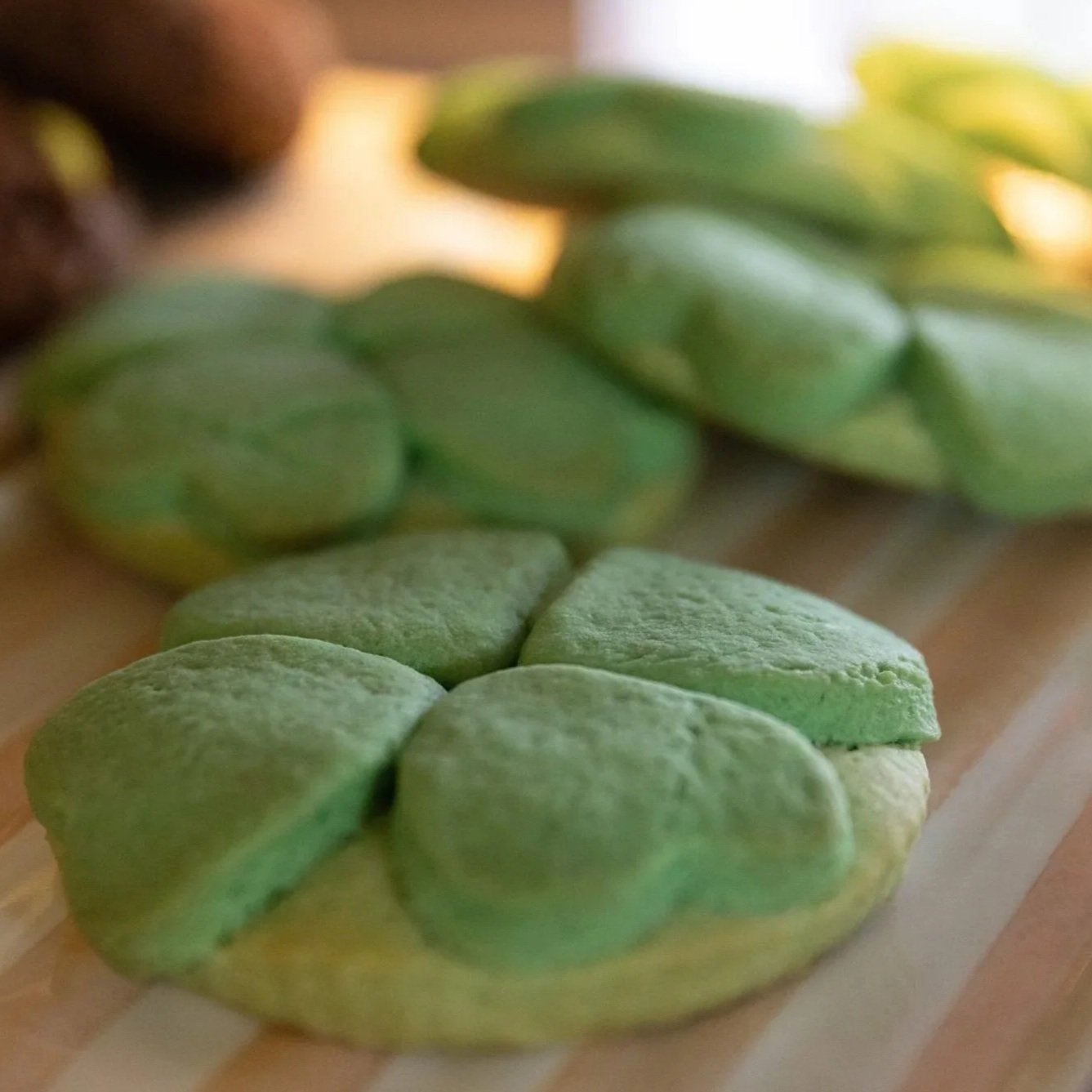 Seasonal Shamrock Cookie At Fancy Pants Cafe in Bridgewater, Nova Scotia