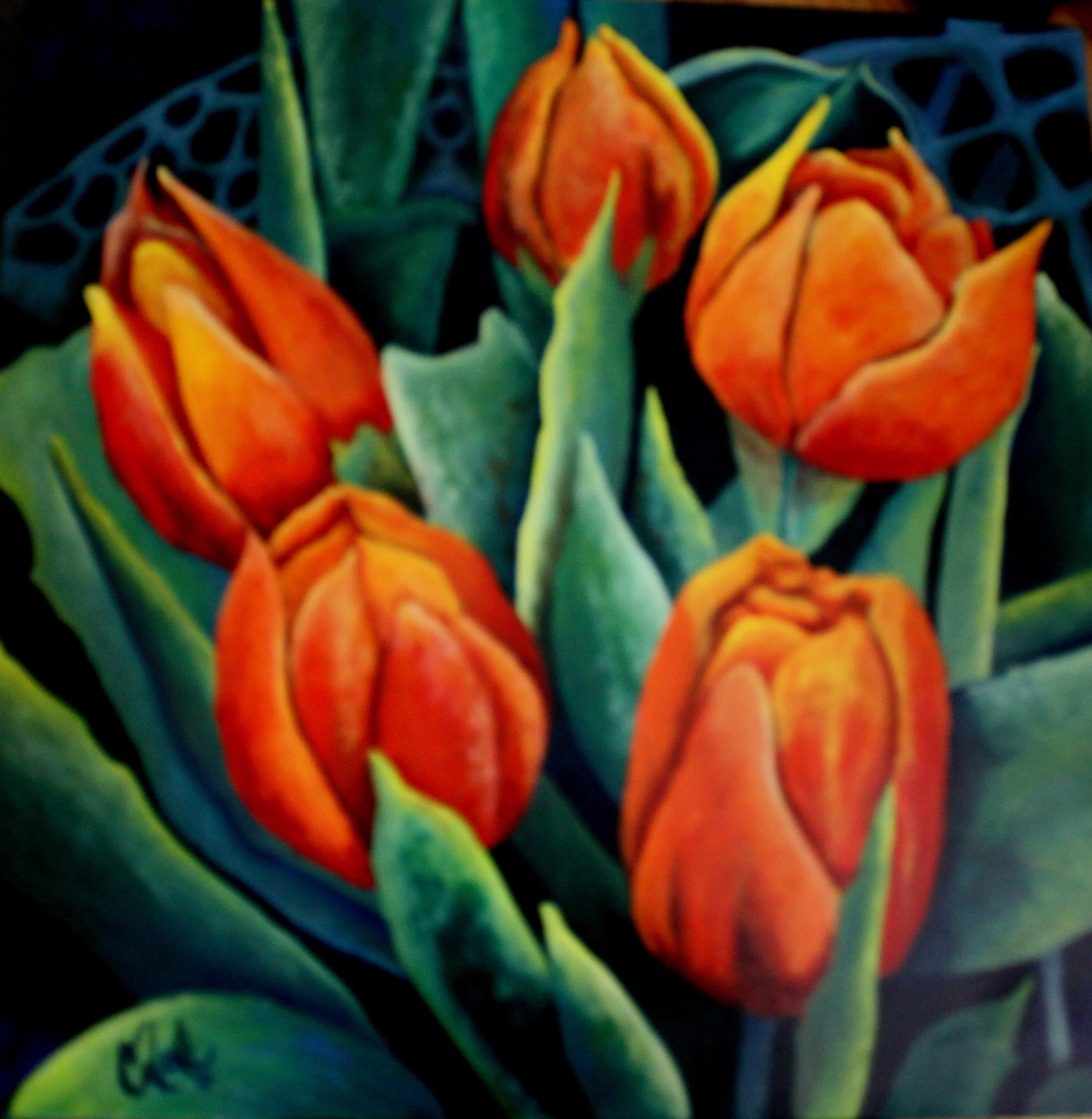 Orange Tulips