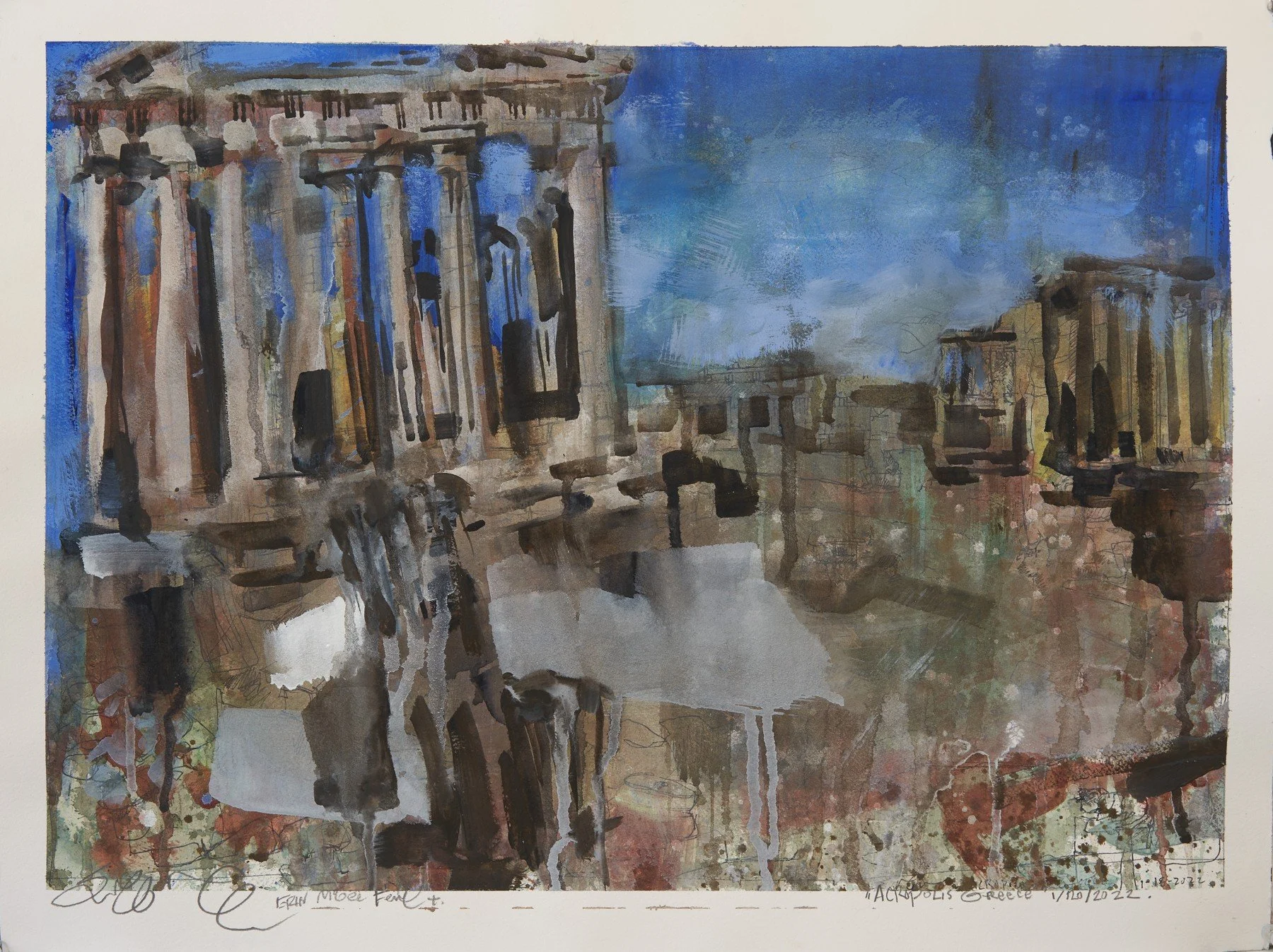 The Acropolis — Erin McGee Ferrell, Athens, 2022.