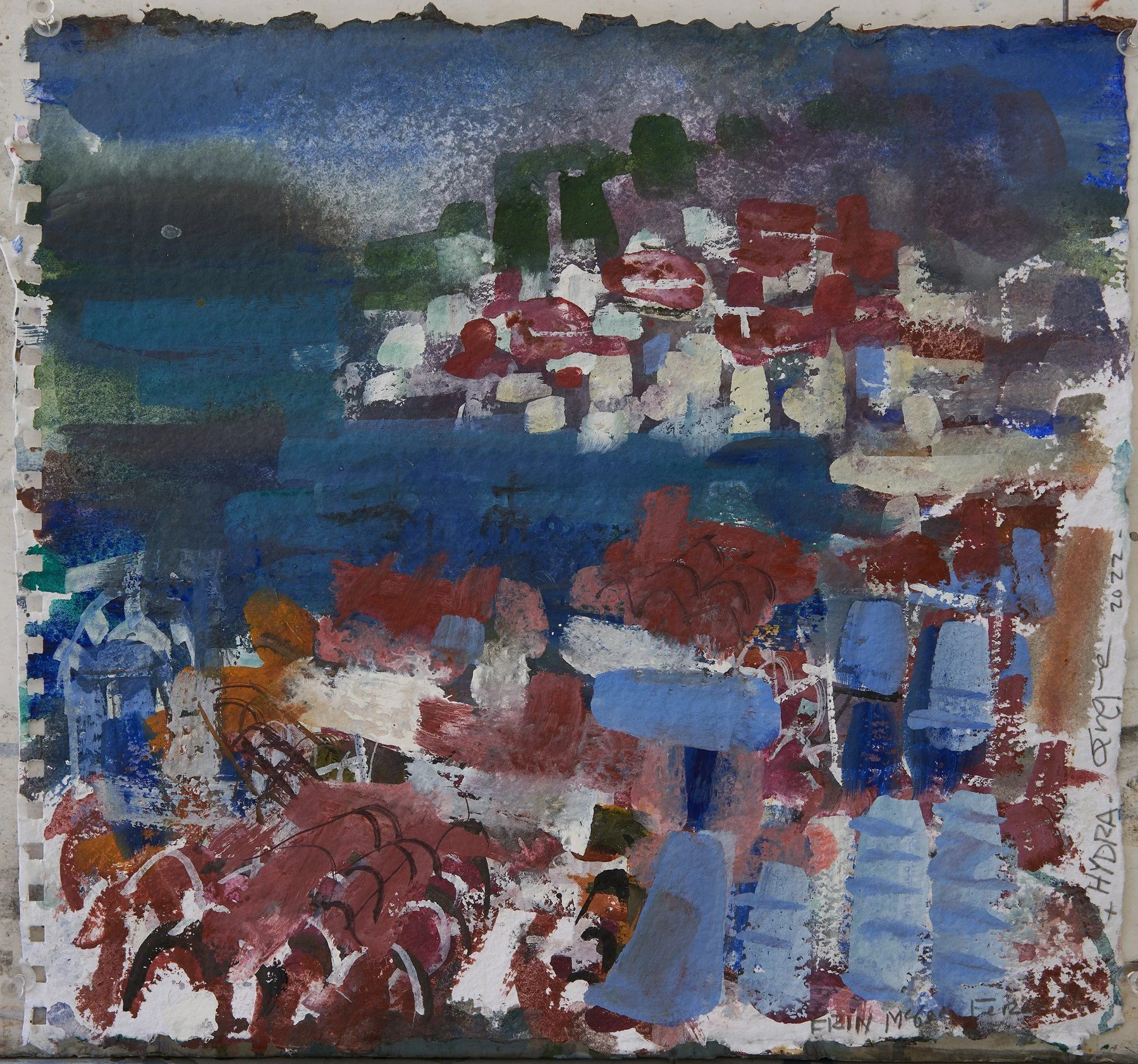 Looking across Hydra — Erin McGee Ferrell, Greece, 2022.