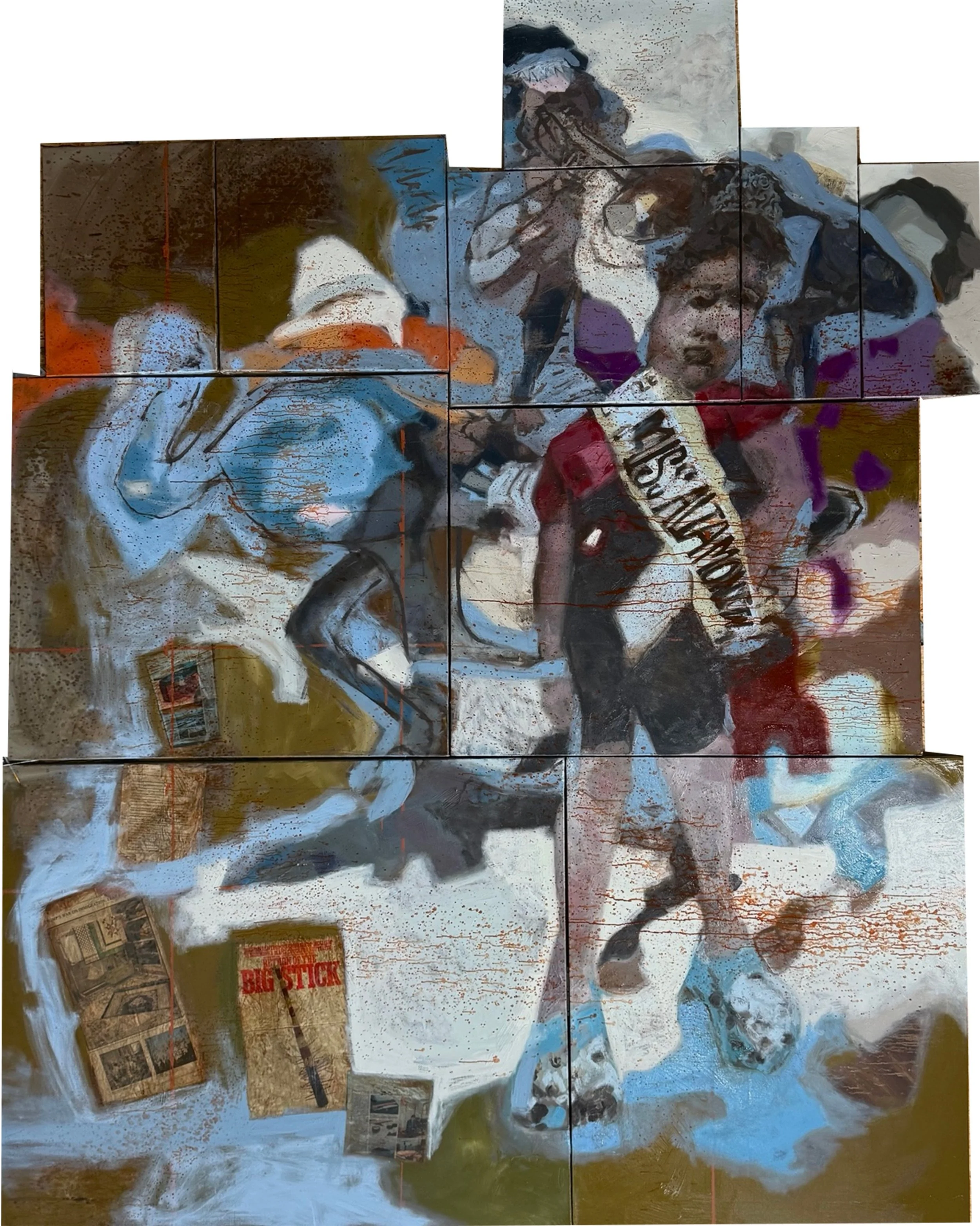 Lil Miss Altimount 275 x 275 cm oil on canvas 