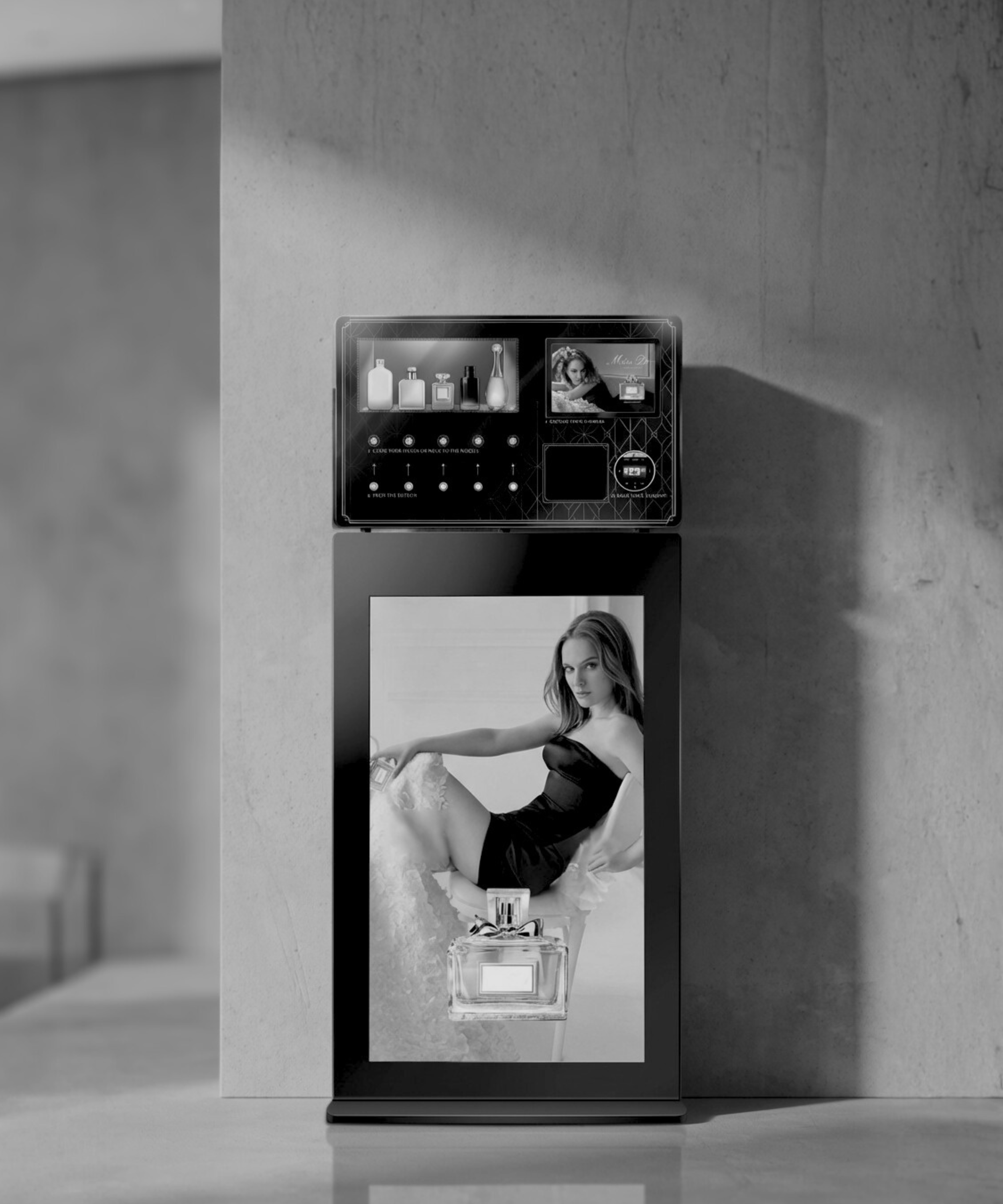 Distributeur avec Support Publicitaire