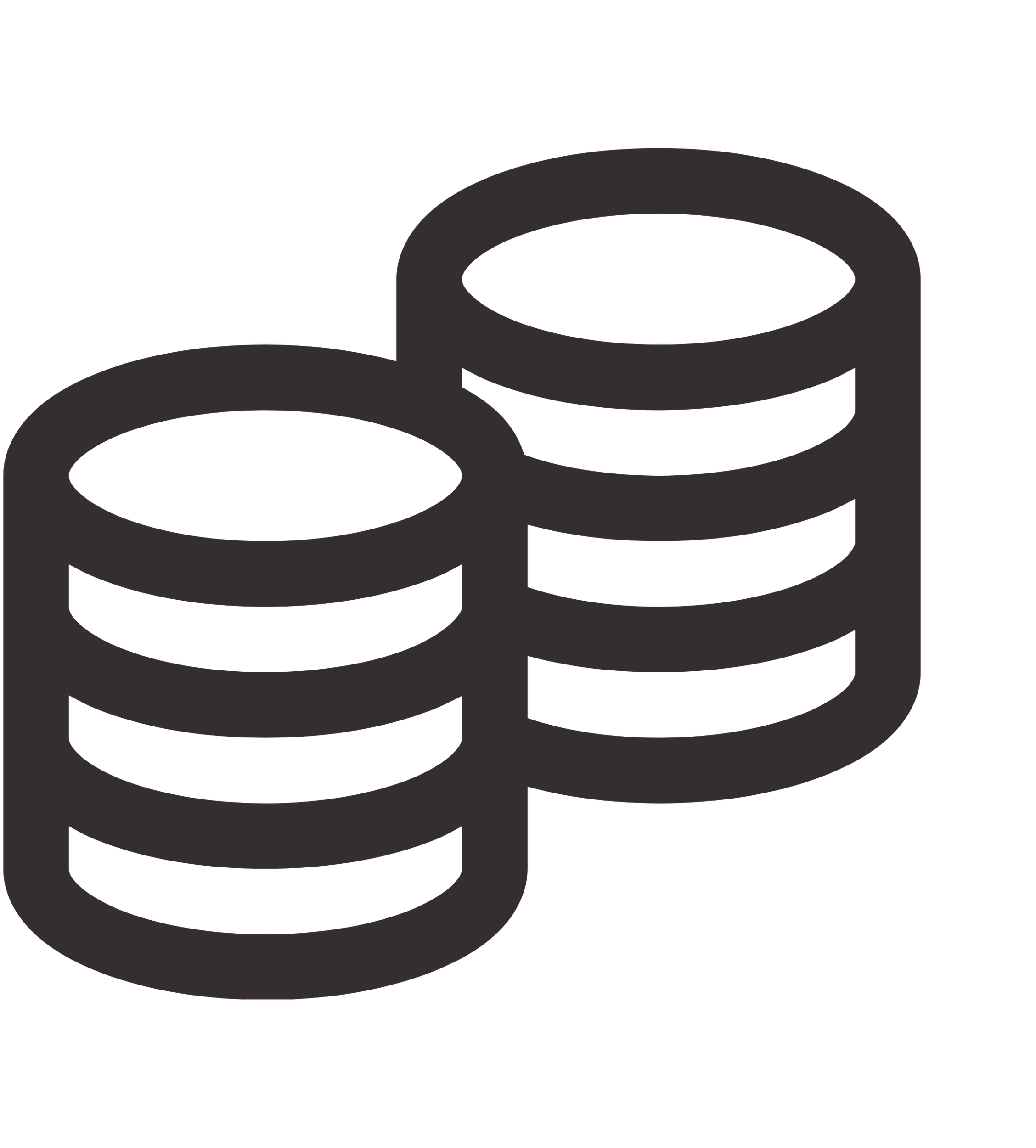 Icon of stacked coins representing money or financial concept.