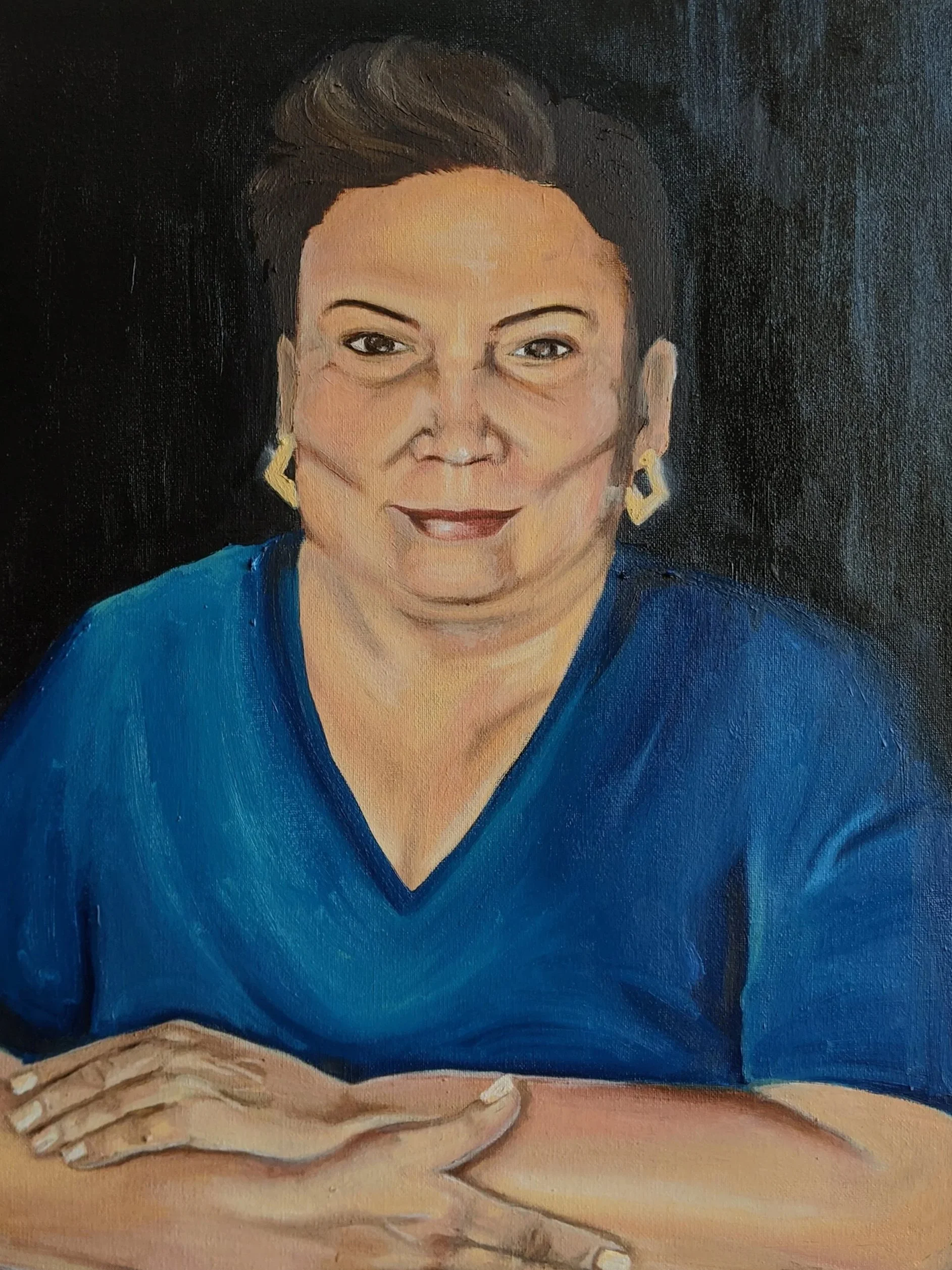 Portrait 03 in Color, 2016 | Oil on Cotton Canvas, 11x16"