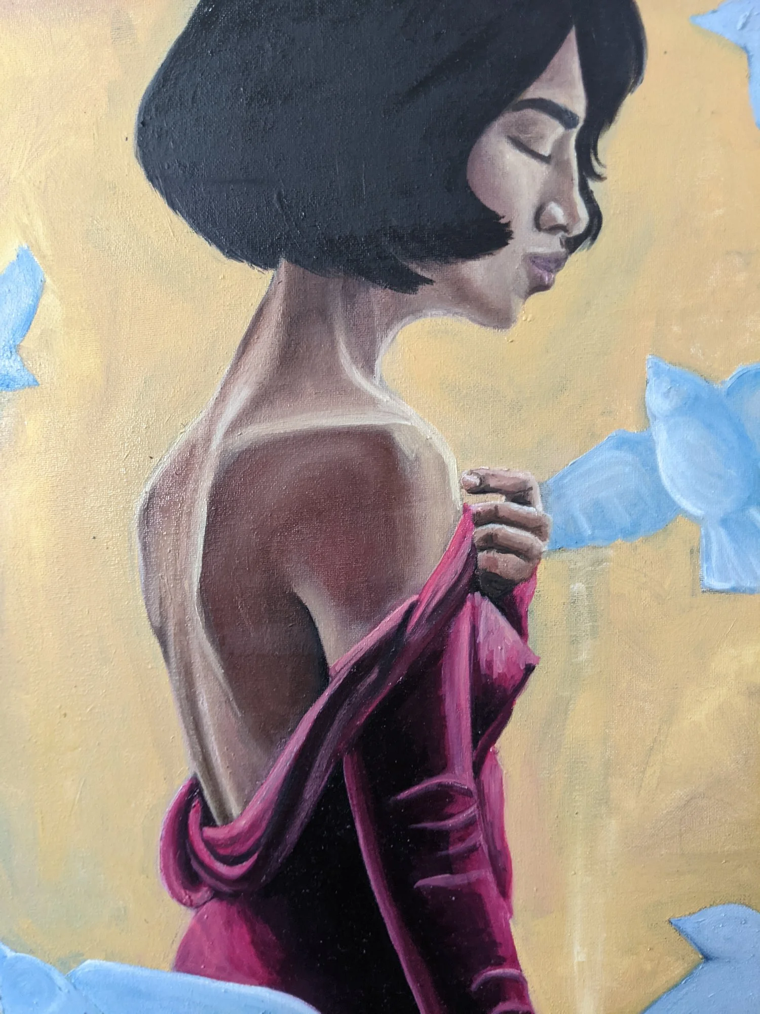 Portrait 02, 2019 | Oil on Cotton Canvas, 11x16"