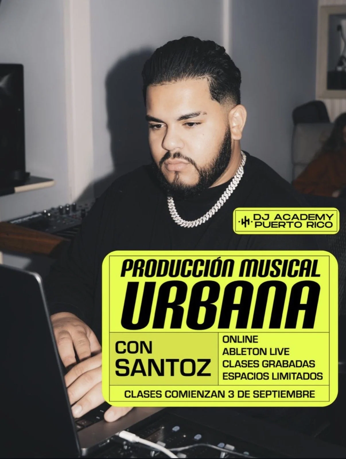 Producción Musical Urbana – Clases Online con Santoz