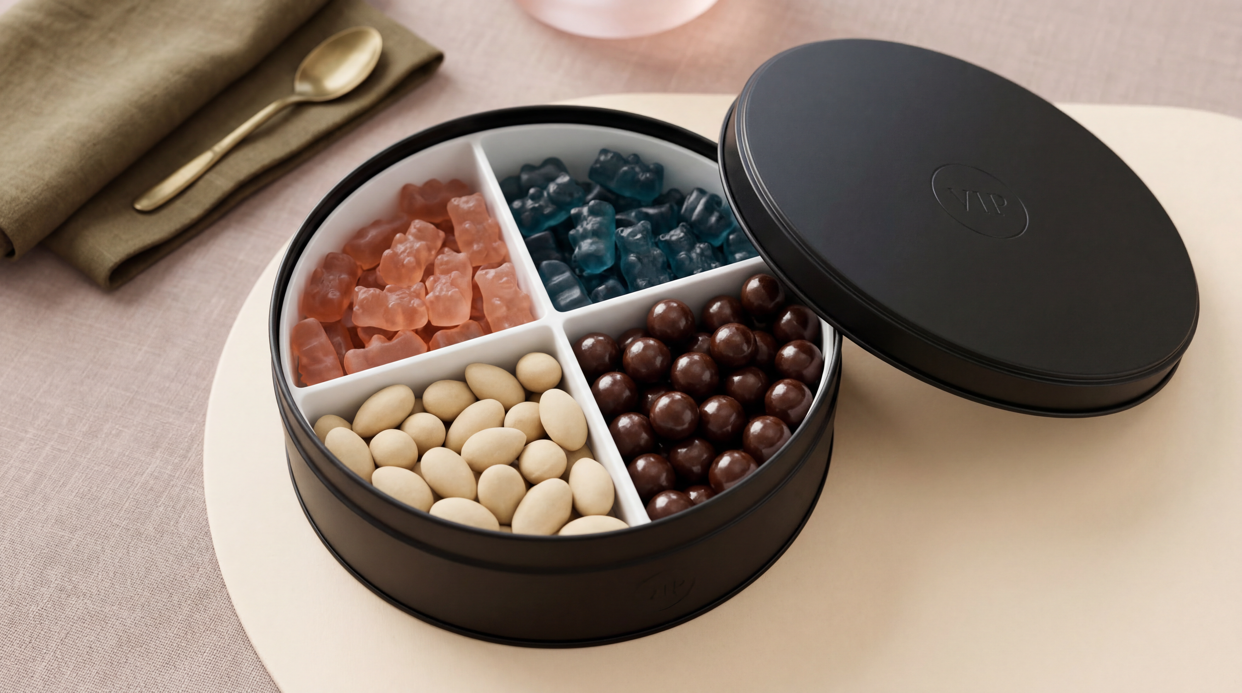 VIP 4 section platter.