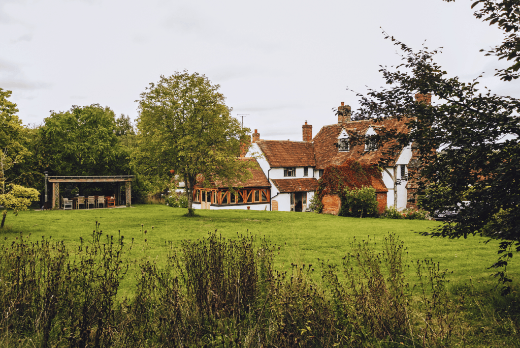 Historic countryside house at High Birch in Kent.