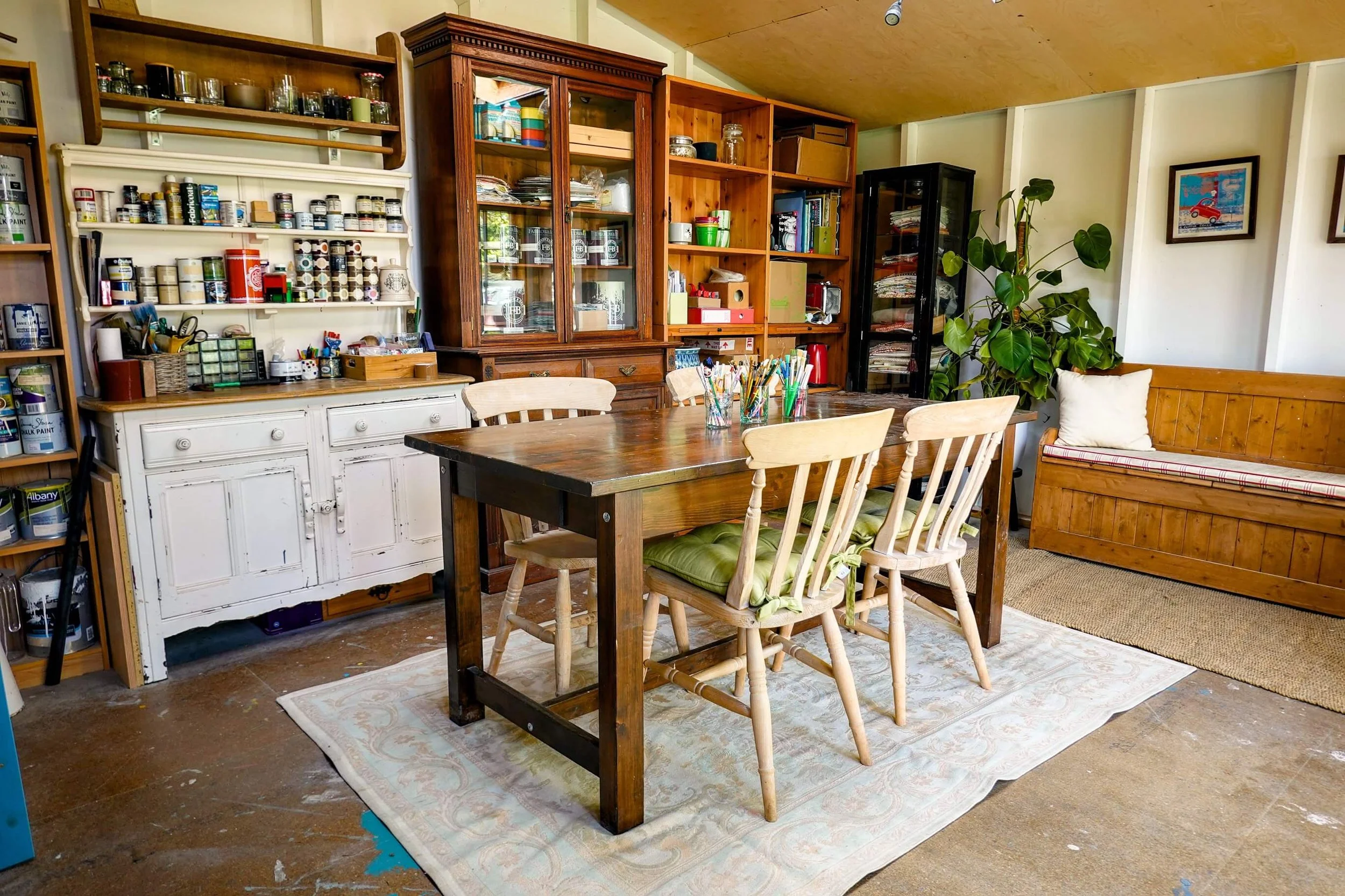 Character interiors inside the High Birch workshop.