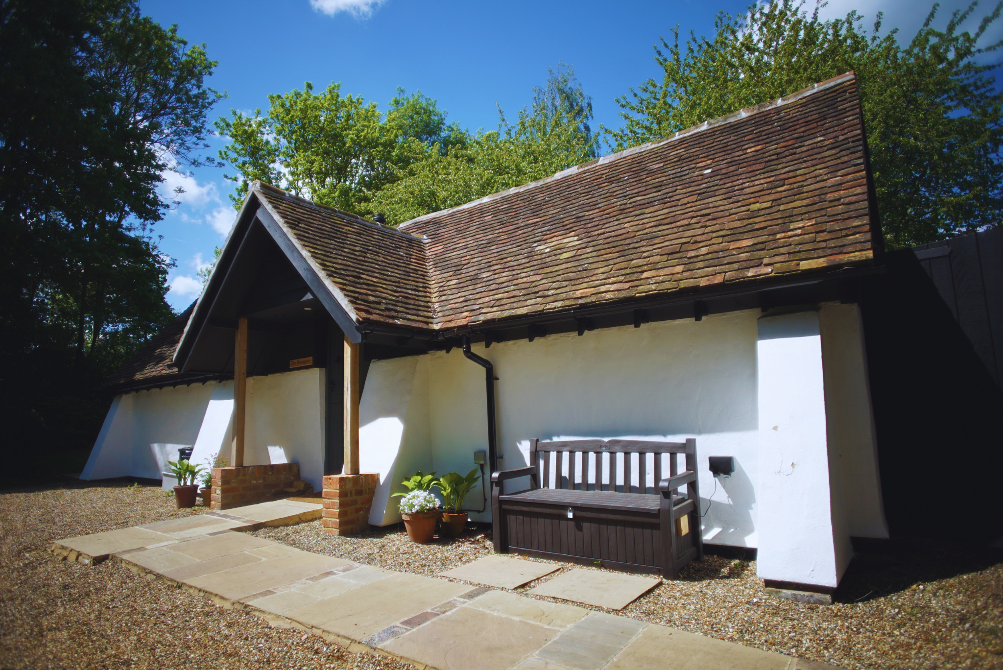 Historic countryside house at High Birch in Kent.