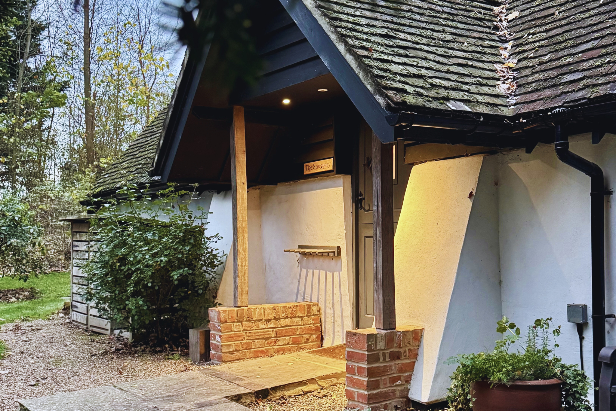 Character cottage entrance at High Birch in Kent.