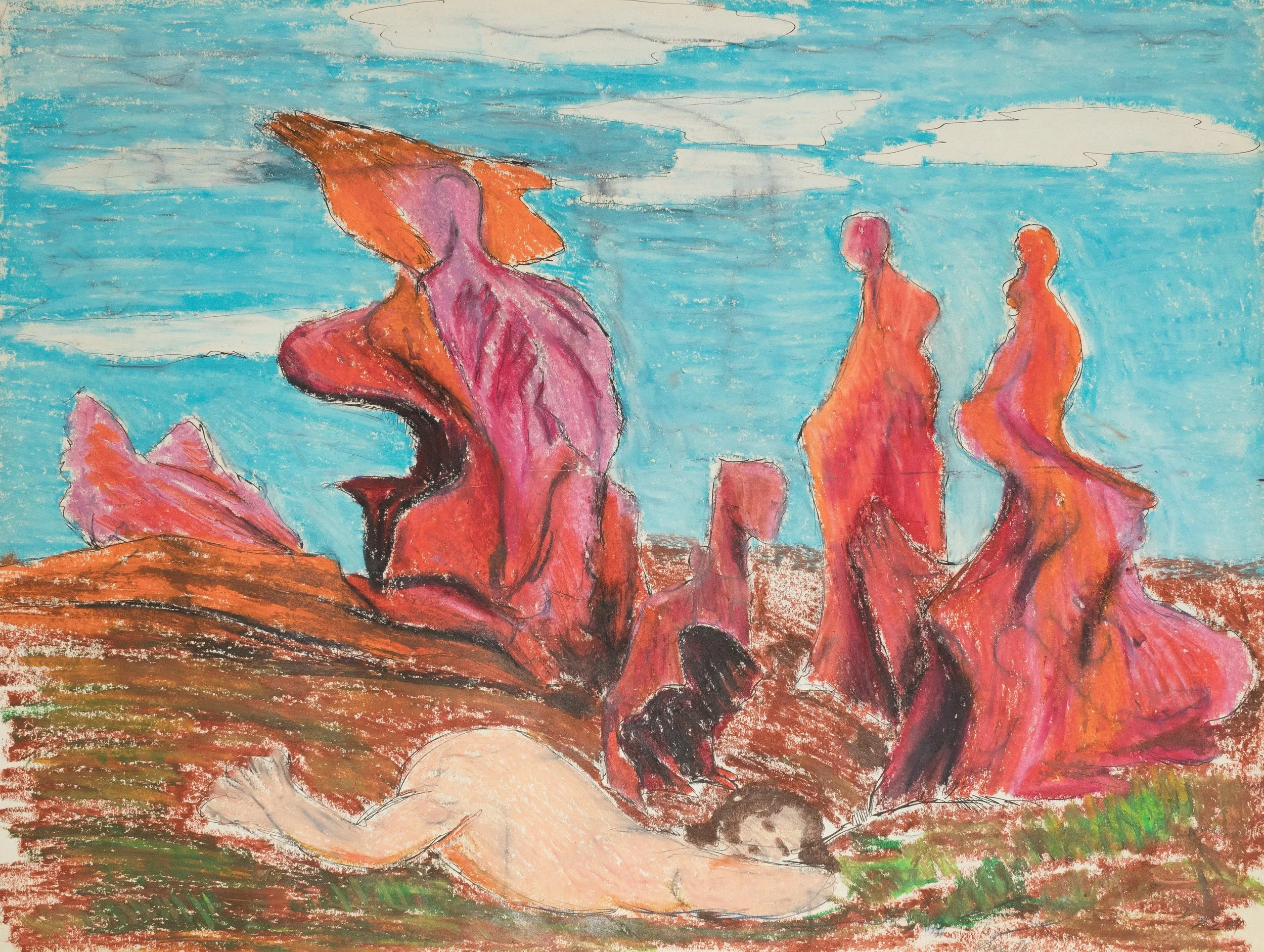 Zdenek_Untitled_abstract_landscape_Redrockwomanpastel_oil.jpg