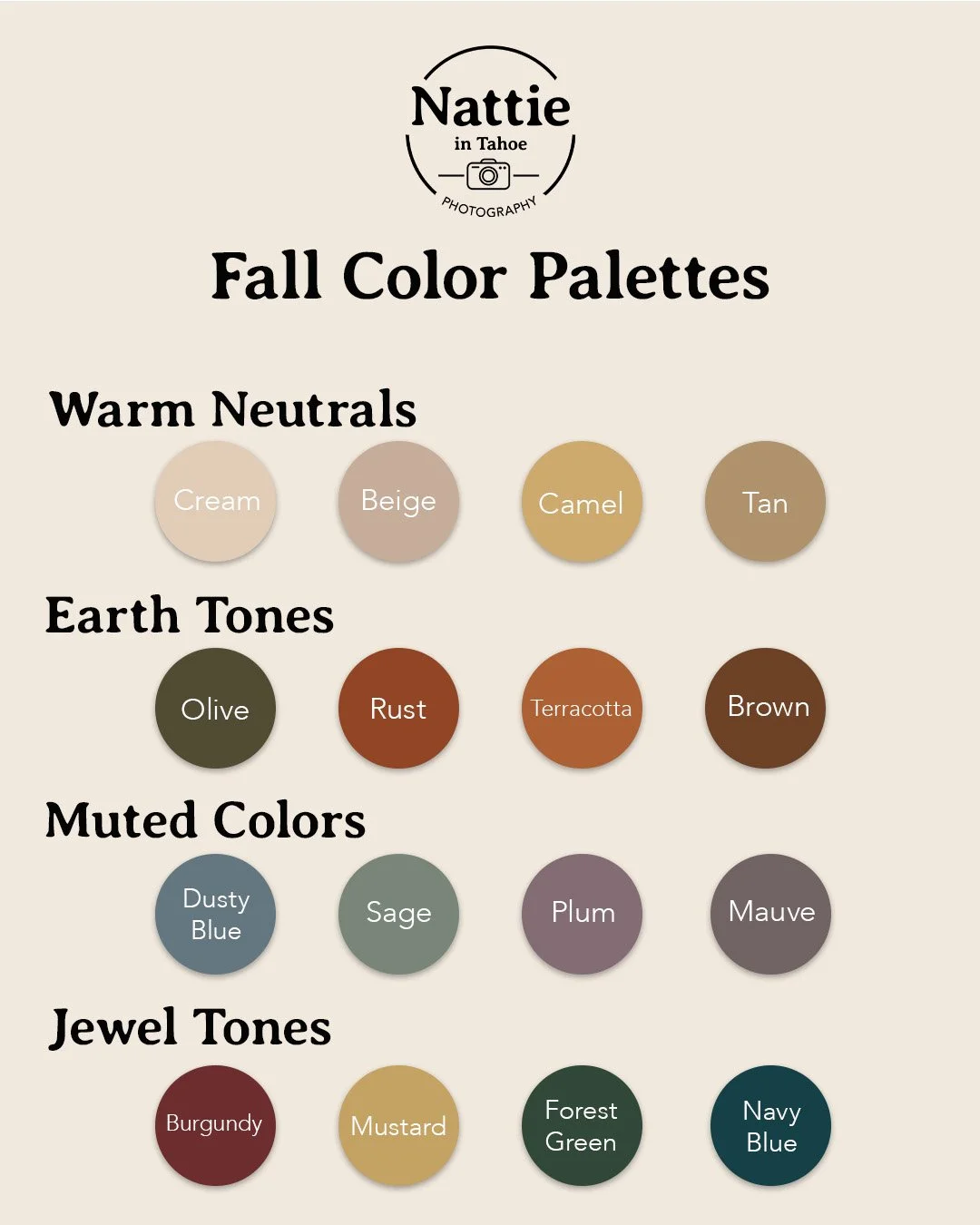 Fall Color Palettes