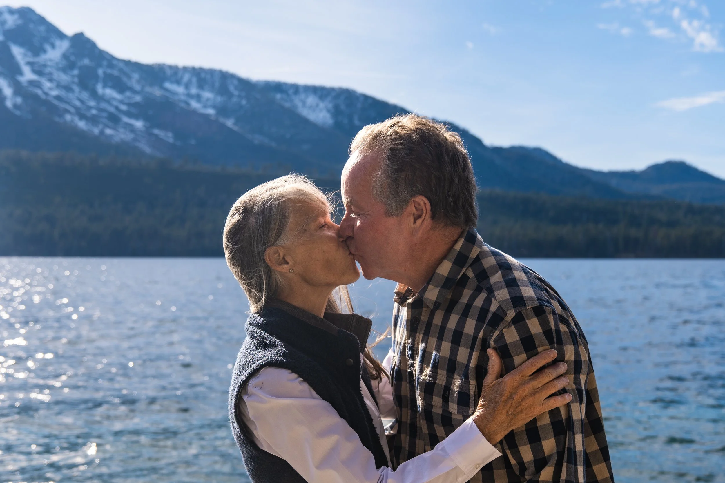 Couple kissing