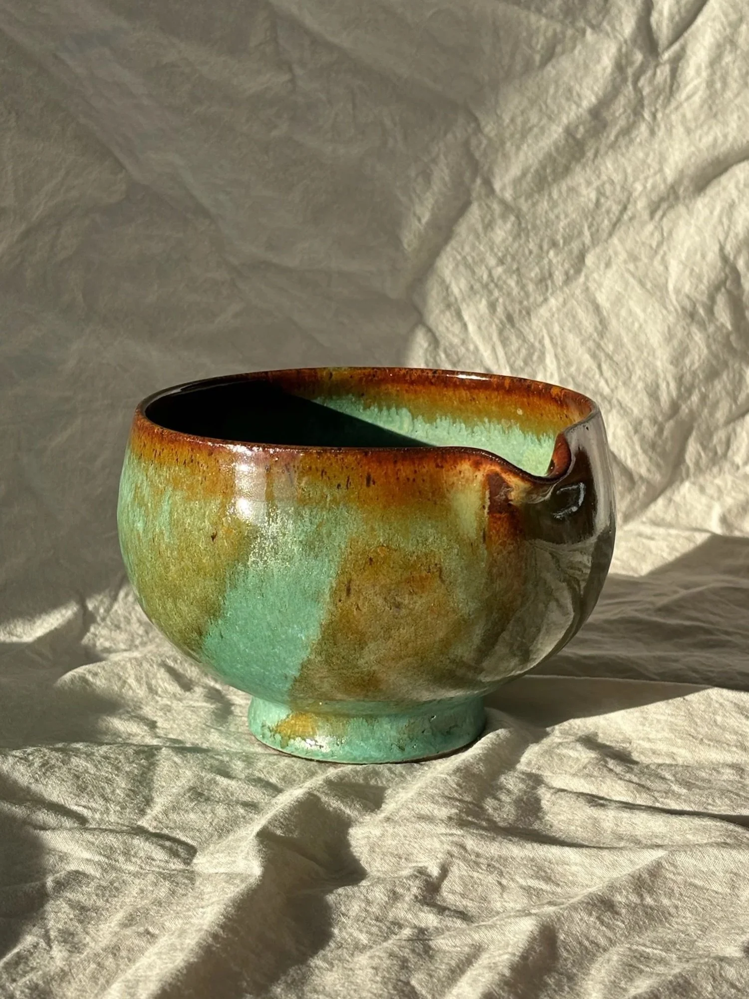 Turquoise Beach Matcha Bowl