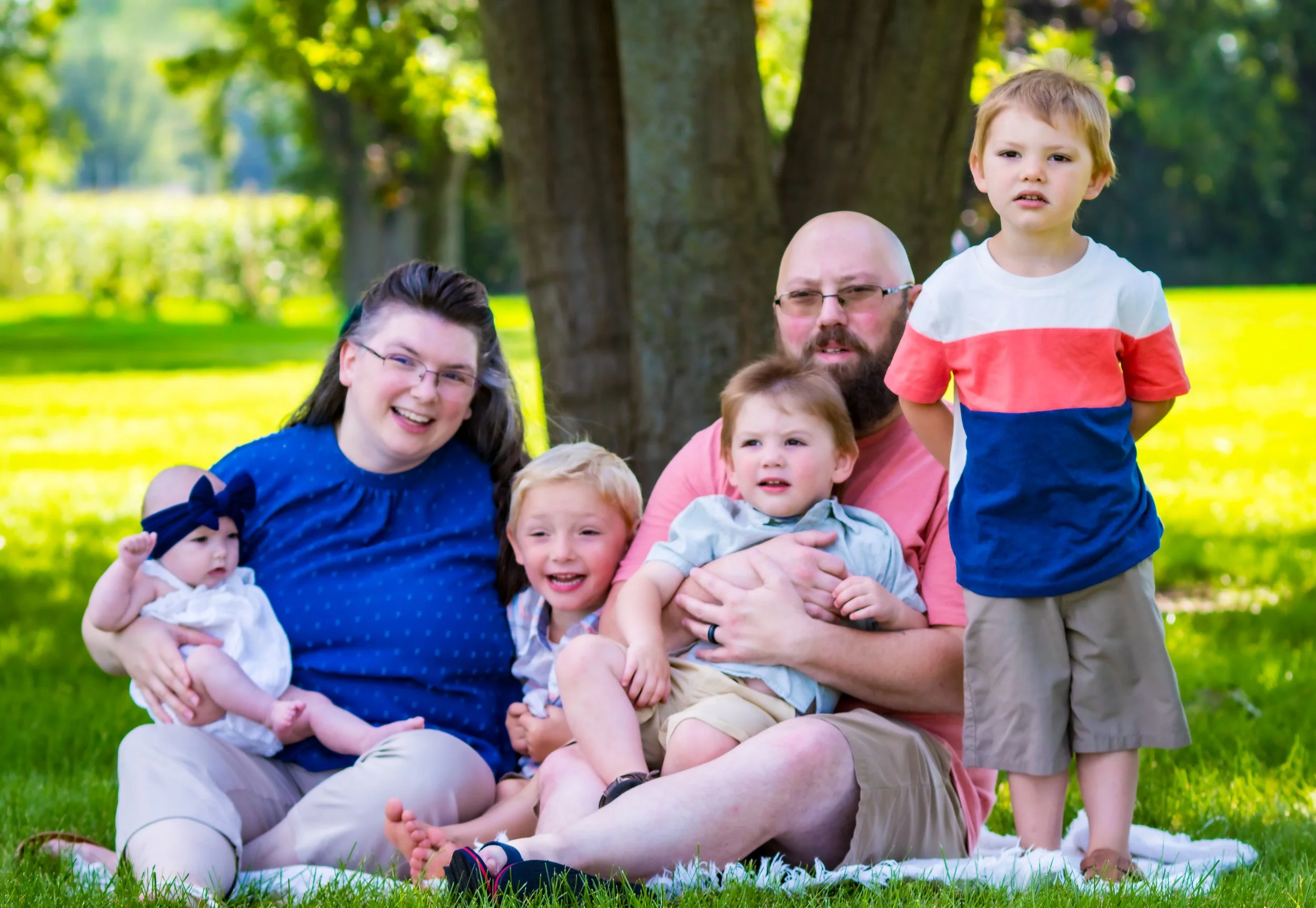 "Outdoor Family Session in Sun Prairie, WI