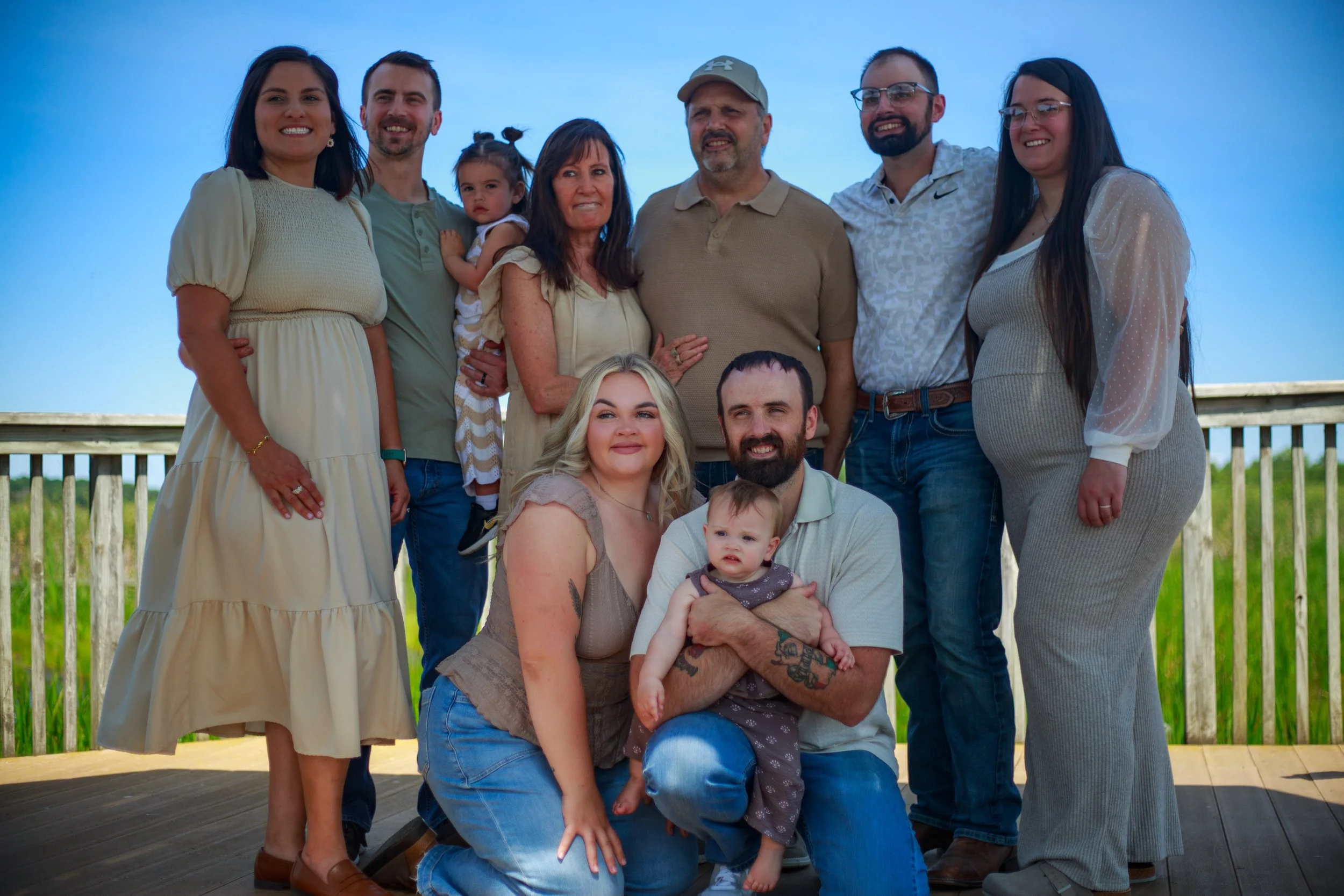 Extended Family Photography session in Sun Prairie WI