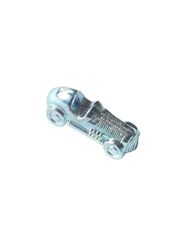 Hyperrealism coloured pencil drawing of the Monopoly car game piece, by Connor Hornby