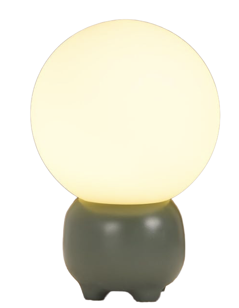 Frosted Glass Globe Lamp ($57)