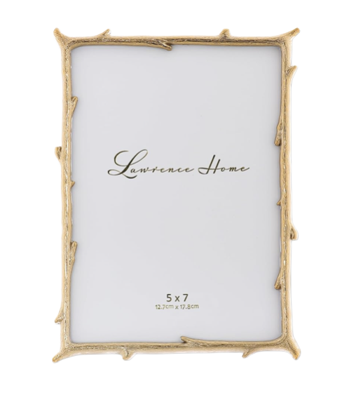 Gold Branch Picture Frame ($24)