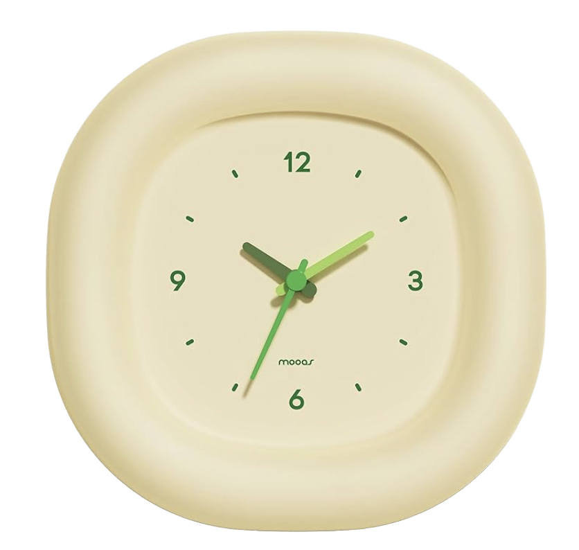 Rounded Analog Desk Clock ($22)