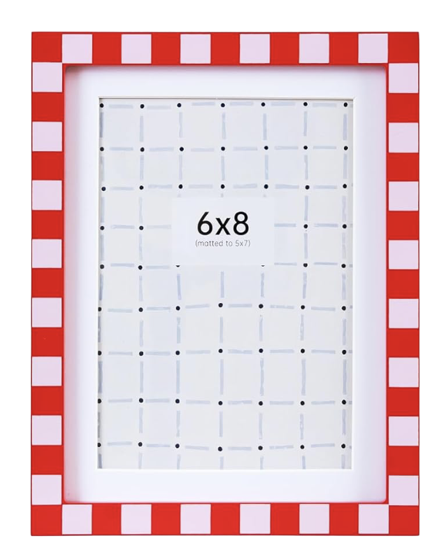 Checker Pattern Picture Frame ($30)