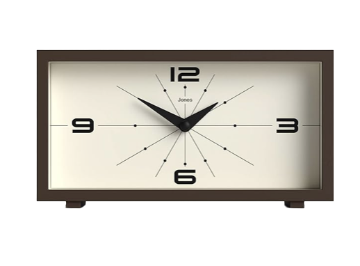 Rectangular Mid Century Modern Clock ($33)