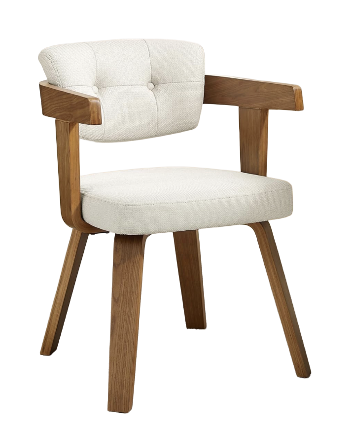 Mid-Century Armless Swivel Dining and Desk Chair ($152)