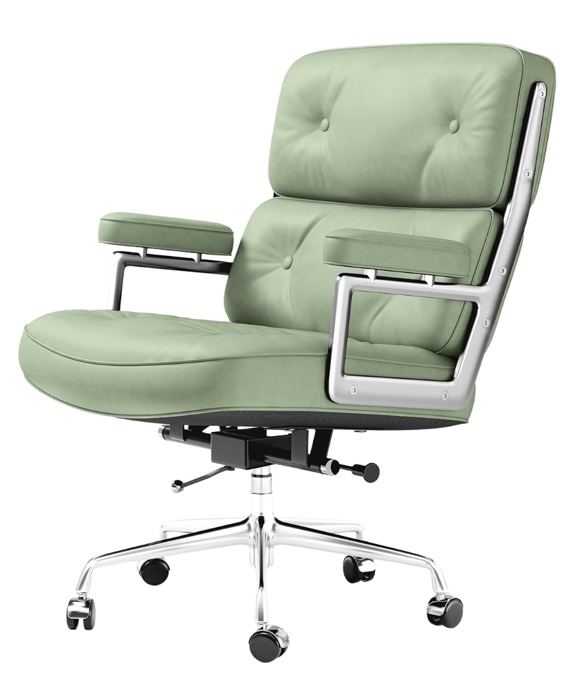 Mid-Back Genuine Leather Executive Chair ($370)