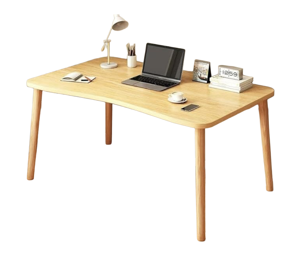 Minimalist Curved-Edge Desk ($58)