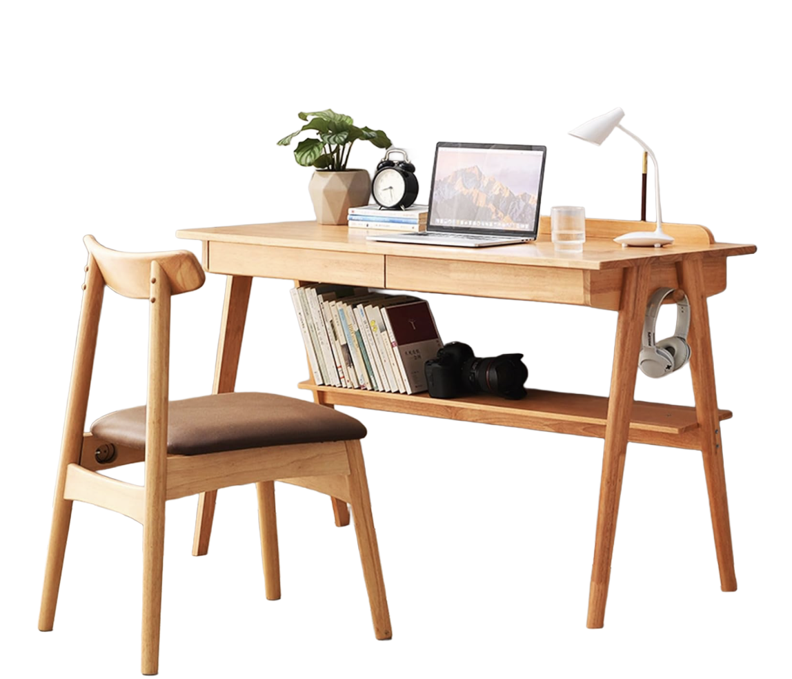 Solid Wood Compact Desk ($190)