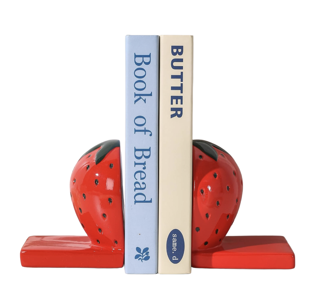 Strawberry Ceramic Bookend ($27)