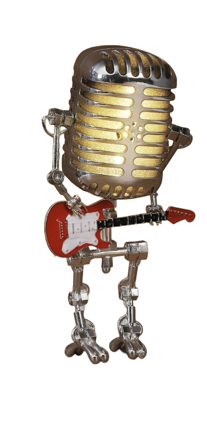 Microphone Guitar Robot Desk Lamp ($20)