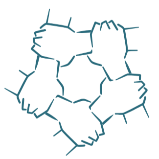 Icon representing social connection and community engagement
