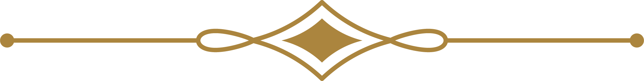 Decorative horizontal ornament in gold and black.
