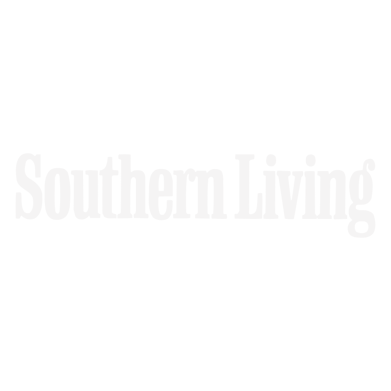 Southern Living magazine logo in white text on a black background.