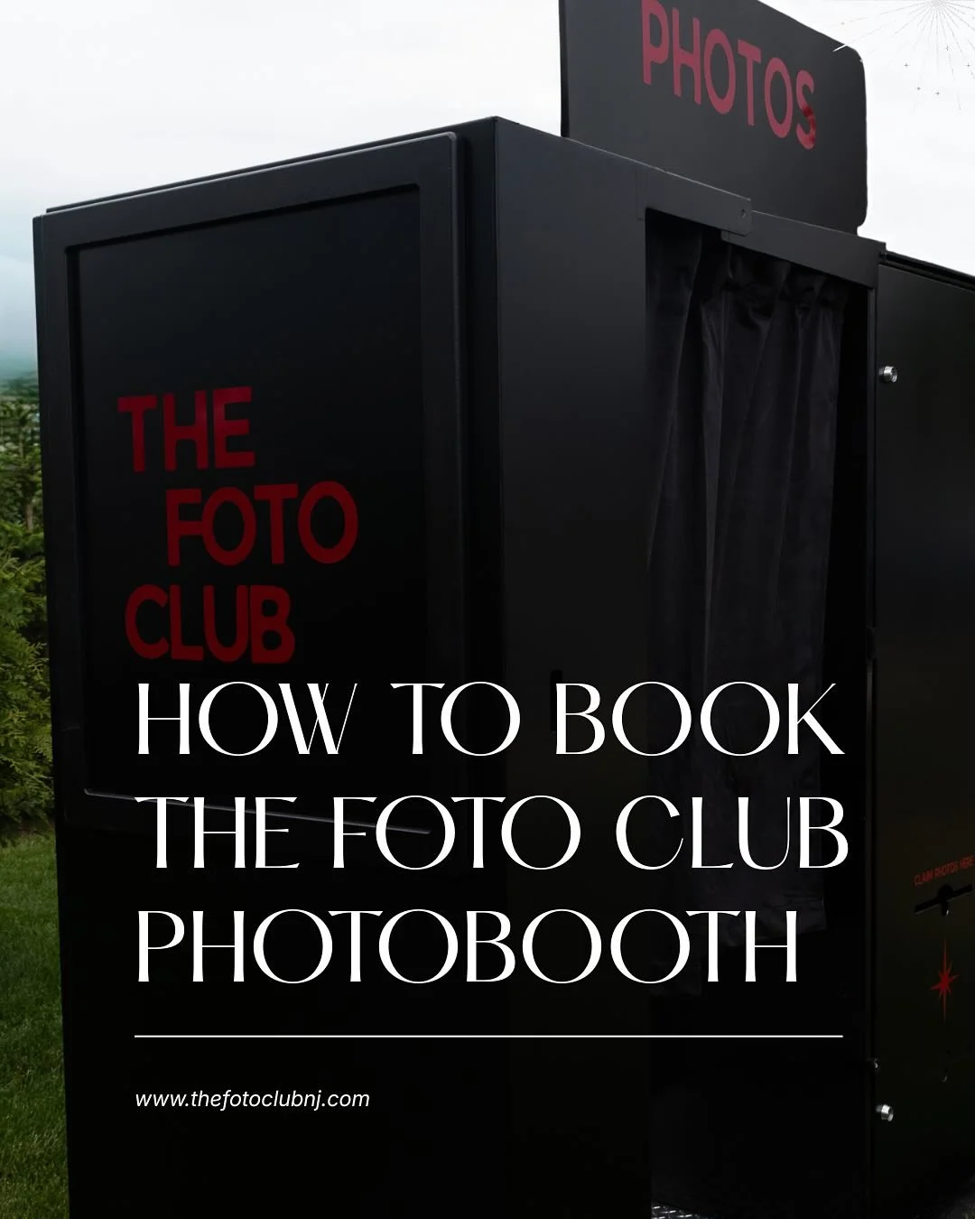 Your photobooth vendor should be the easiest one that you book! ✨ We&rsquo;ve made it simple and transparent:

1. Submit an inquiry with your event information on our website (www.thefotoclubnj.com). 
2. One of our team members will be in touch withi
